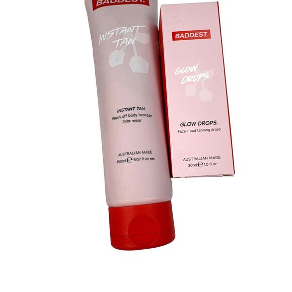 BADDEST - Luxe Tanning Mitt , Instant Tan & Glow Drops - Picture 2 of 2